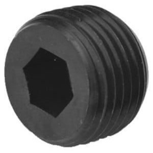 Newport Fasteners Socket Spoke Pipe Plug, 7/8 in Dia, Steel Plain, 25 PK 190290-25